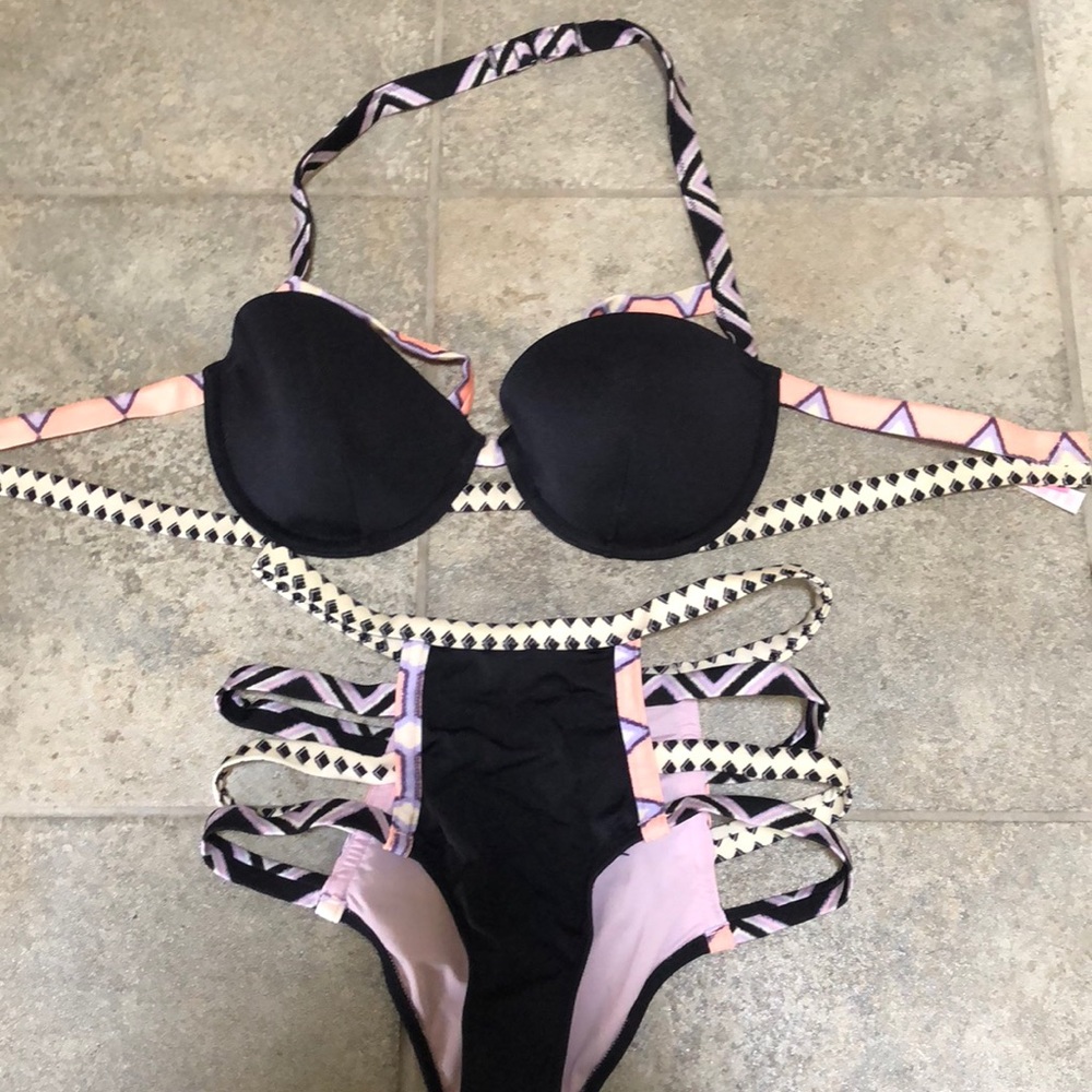 Victoria Secret high waist bathing suit.